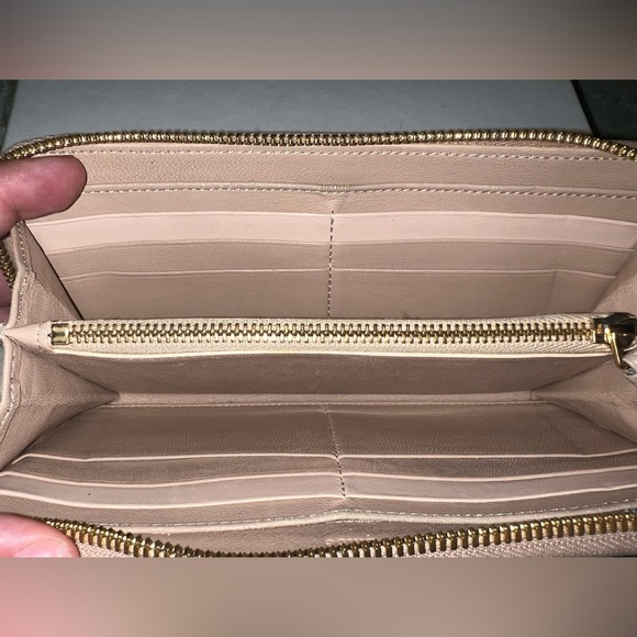 Authentic Chloé “Alphabet” continental wallet in blush nude | Full Set - Picture 7 of 16